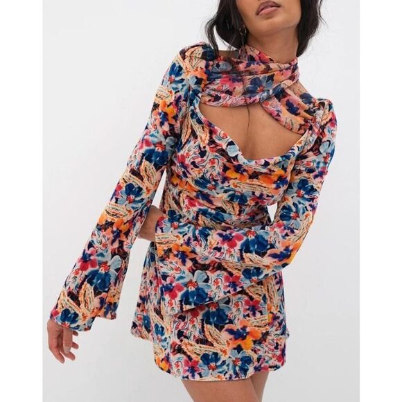 For Love & Lemons Blake Mini Dress NWT Sz. S - Picture 1 of 7